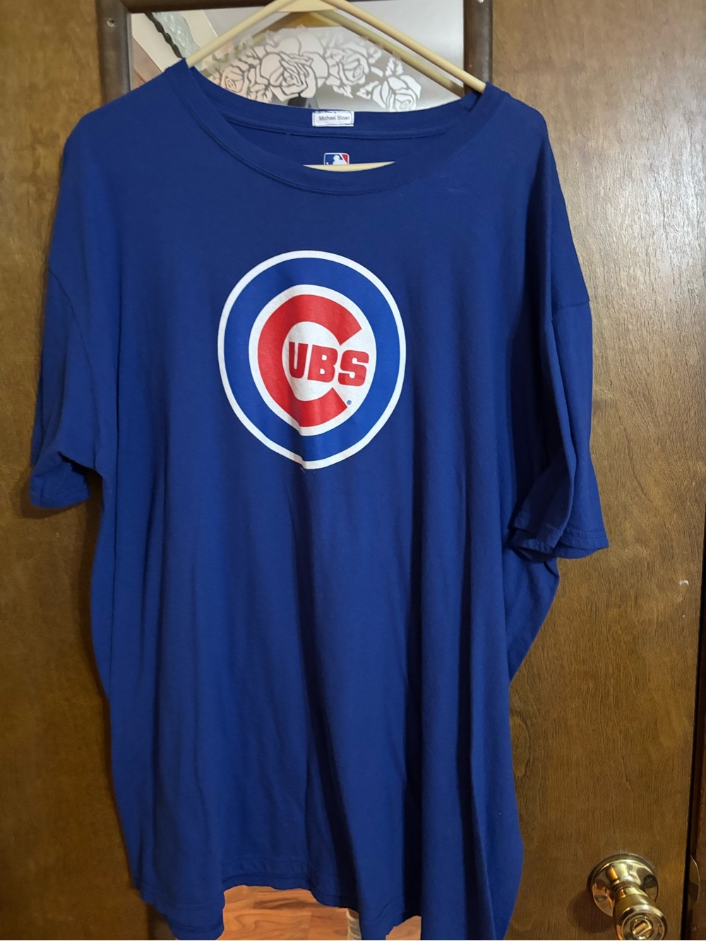 Genuine Merchandise Royal Blue Baseball Logo Tee